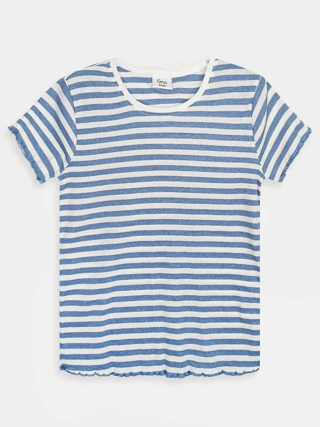 Ladies Blue Striped Tops