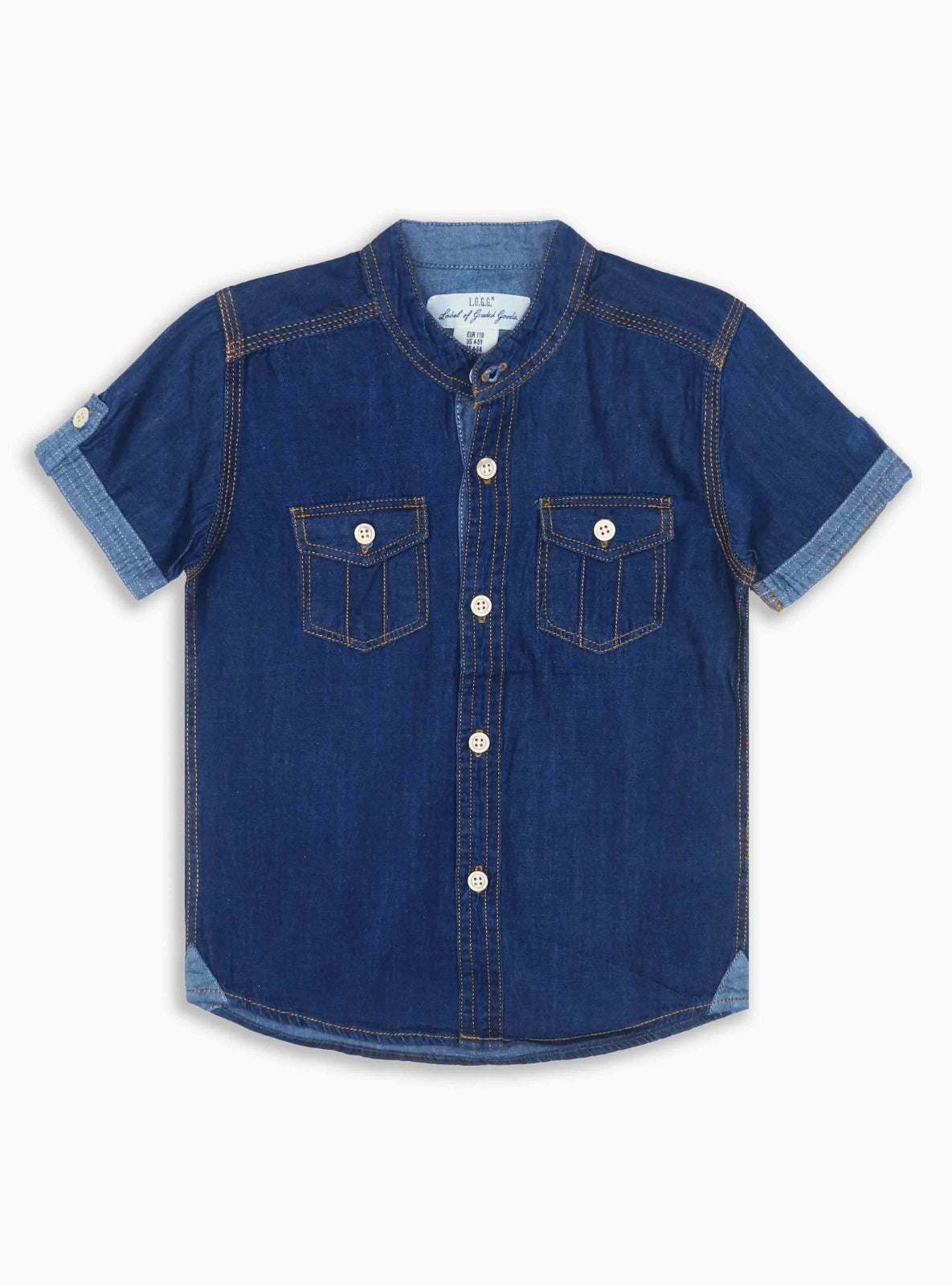 Boys Denim Shirt Blue