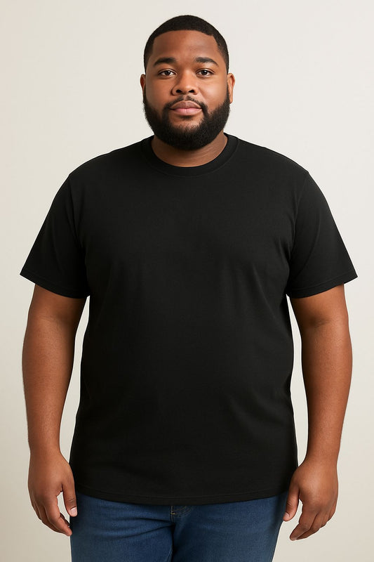 Mens Plus Sizes Crew Neck T shirt
