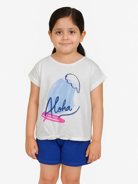 Girls Printed Shorty Sets