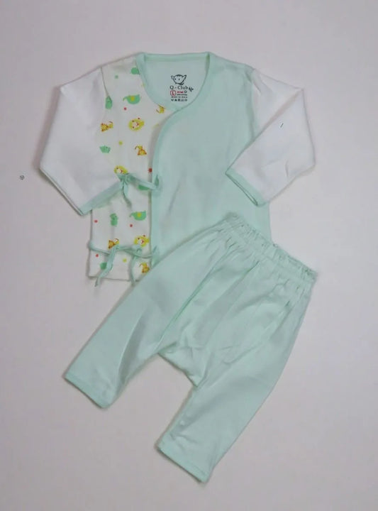 Q-Club Baby Girls Printed Pyjama Set