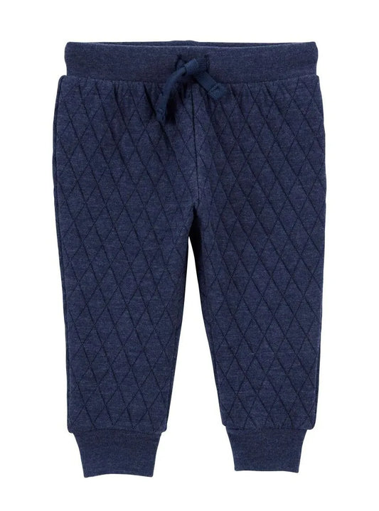 Baby Boys Fleece Quilted Jogger