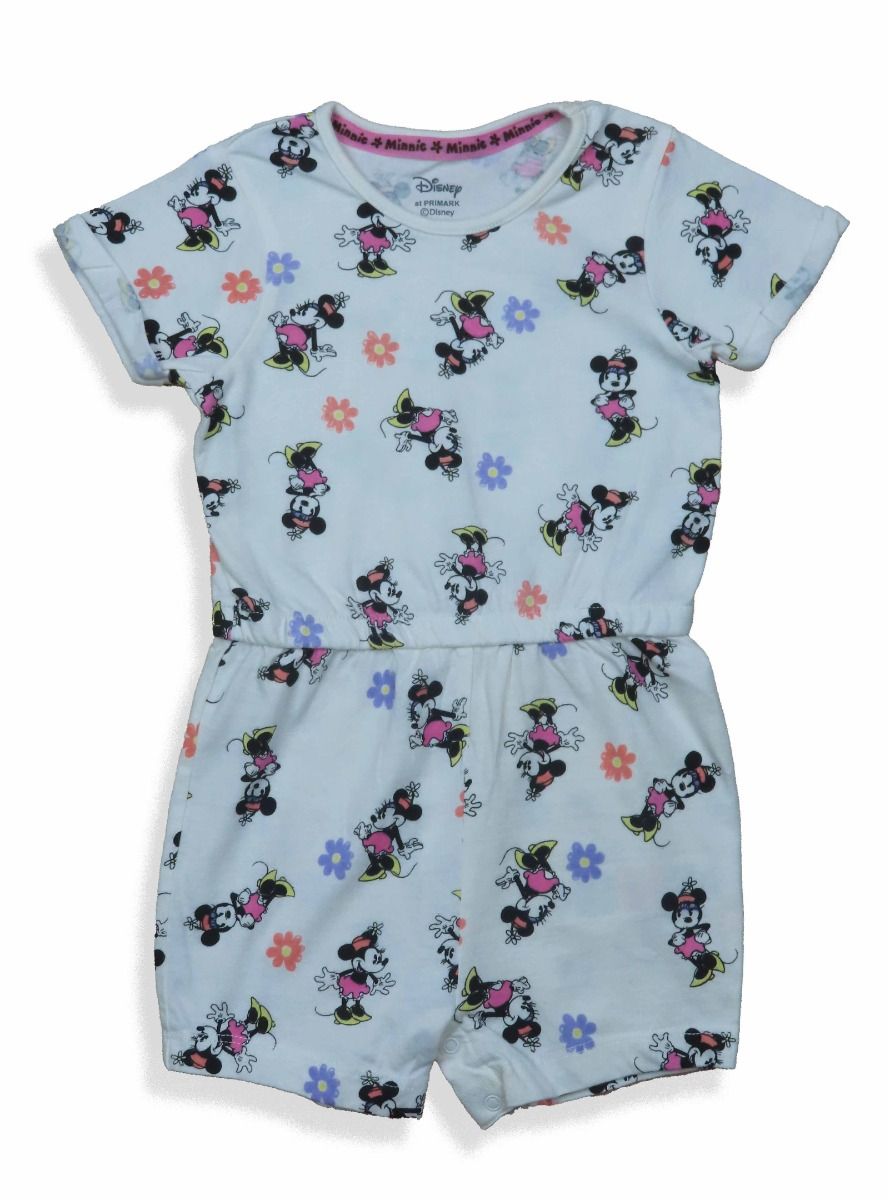 Baby Girls Printed Dungaree