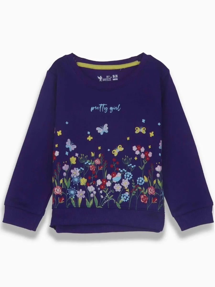 Baby Girls Pullover Sweatshirt