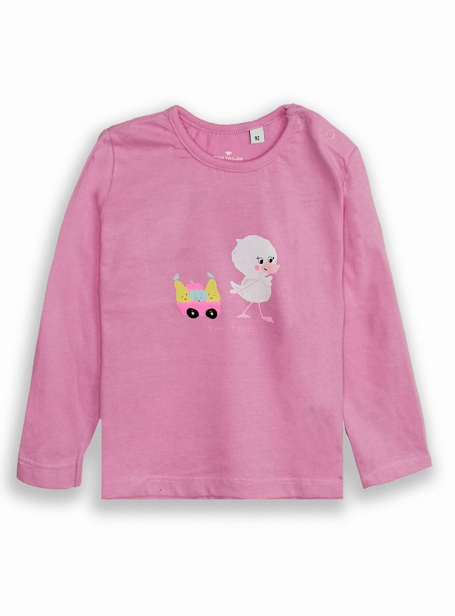 Baby Girls Long Sleeve  Pink T Shirt