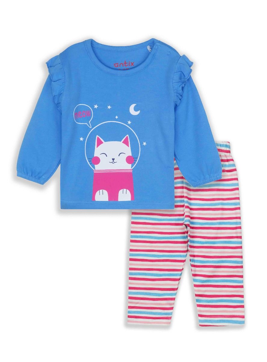 Baby Girls Printed 2 Pc Set