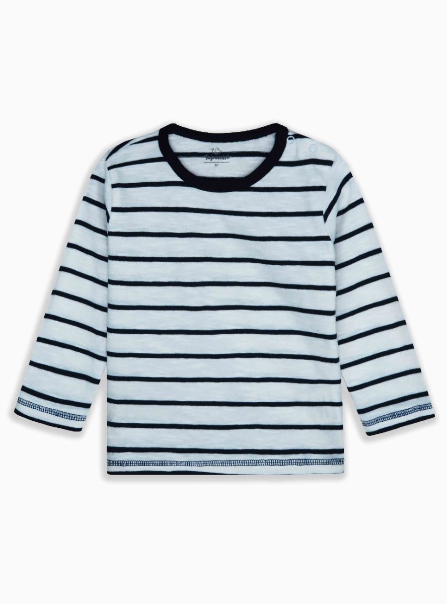 Baby Boys Long Sleeve Striped T Shirt