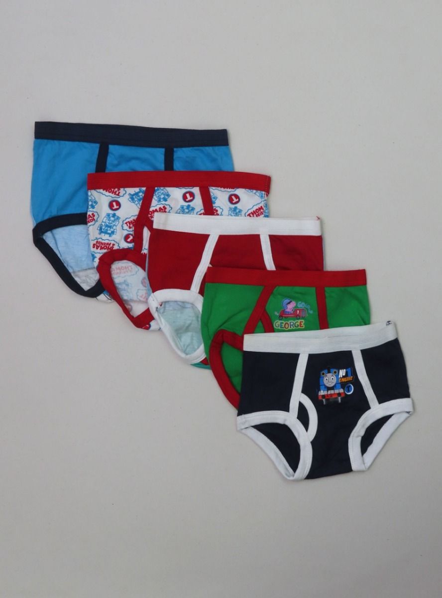 Character Printed Boys 5Pack Briefs