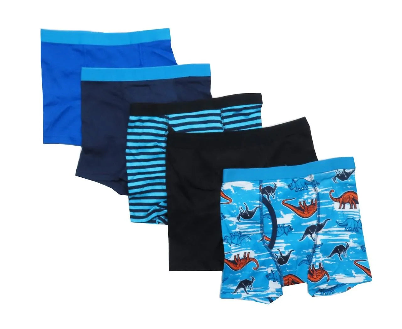 Boys 3 Pack Boxer Shorts Assorted Colours