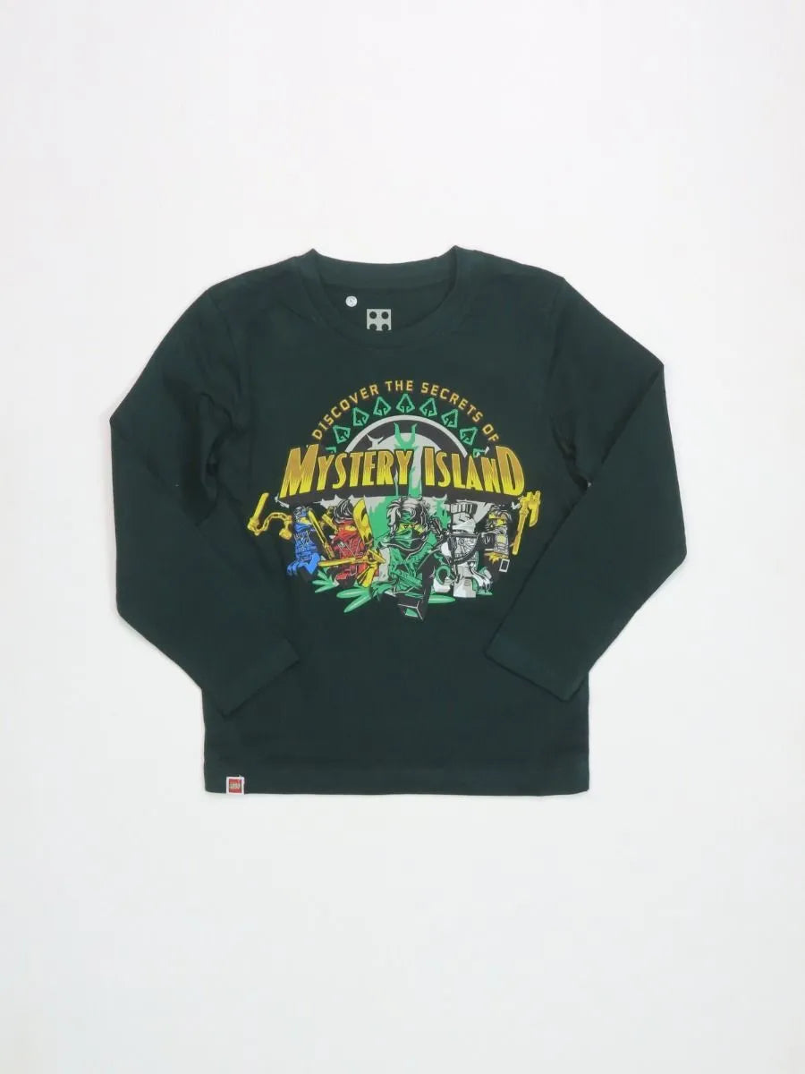 Boys Long Sleeve T Shirt | Green