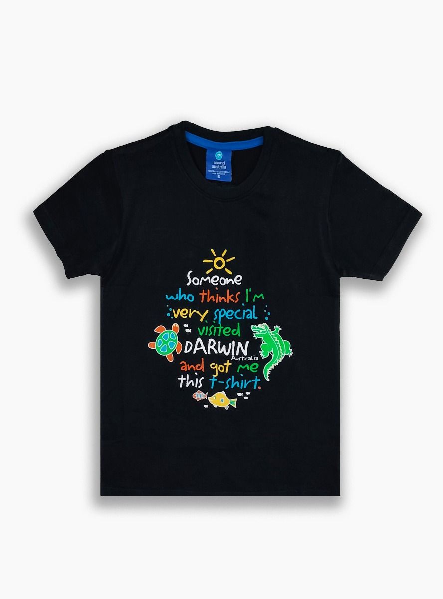 GOOSES Boys Printed T Shirt Navy