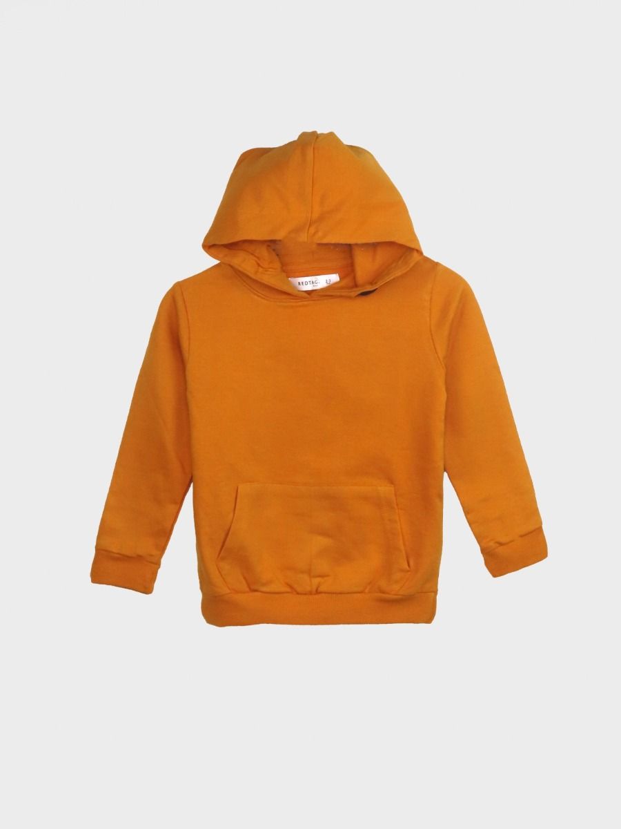 Boys Pullover Sweatshirt Mustard