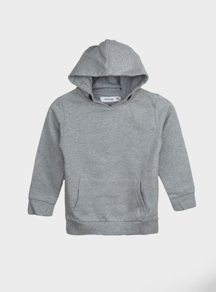 Boys Pullover Sweatshirt Grey Melange