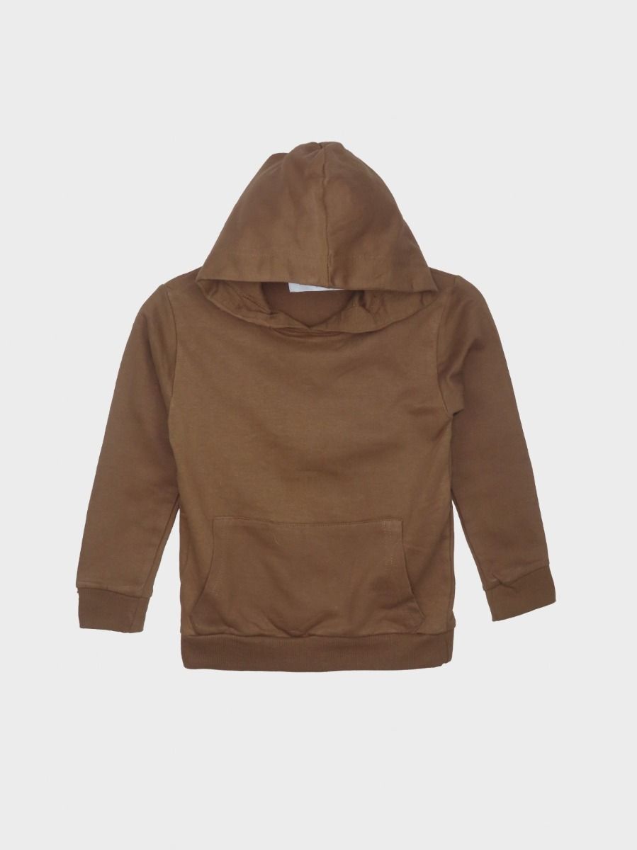 Boys Pullover Sweatshirt Brown