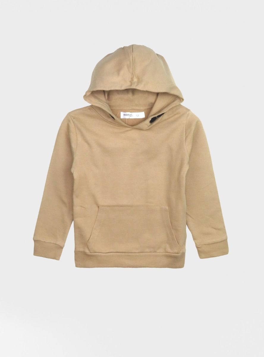 Boys Pullover Sweatshirt Beige