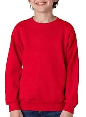 Boys Red Pullover Fleece Sweatshirt