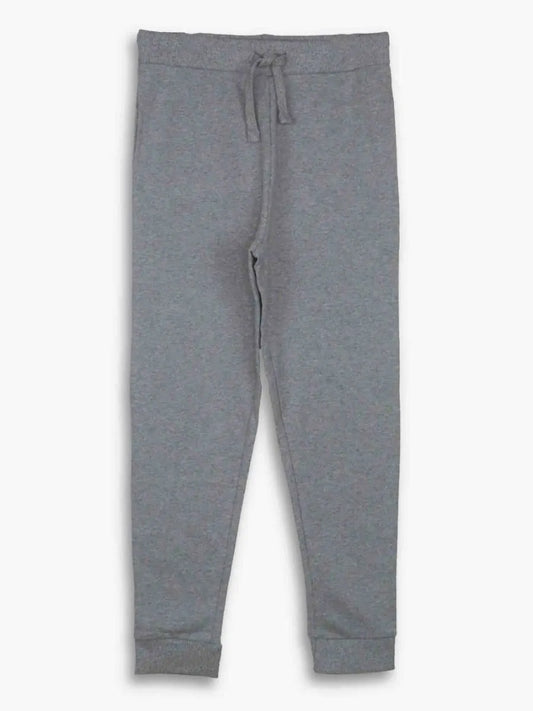 Boys Fleece Grey Melange Jogger