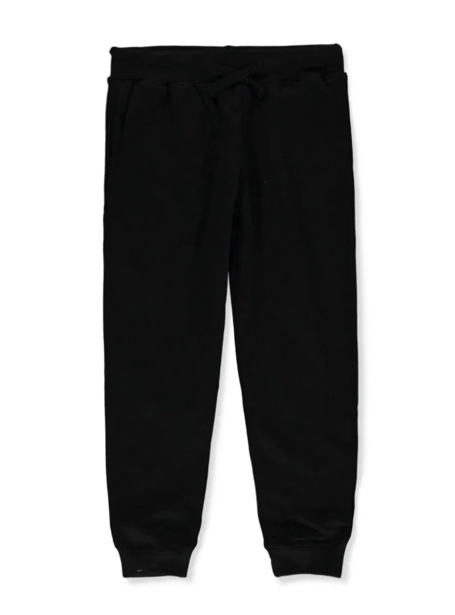 Boys Fleece Black Jogger