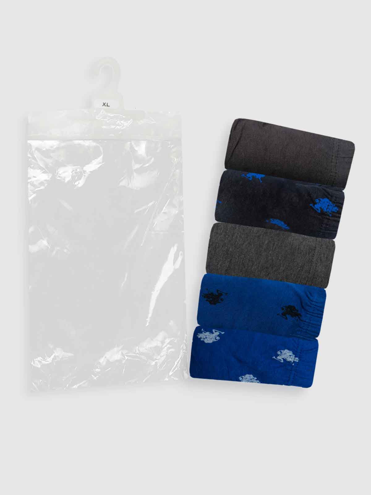Mens Sretch 5 Pack Briefs Assorted