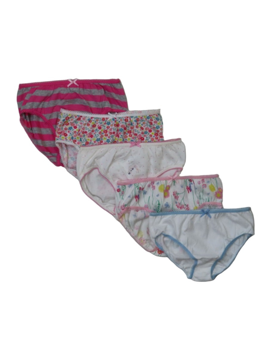 Girls 5 Pack Briefs