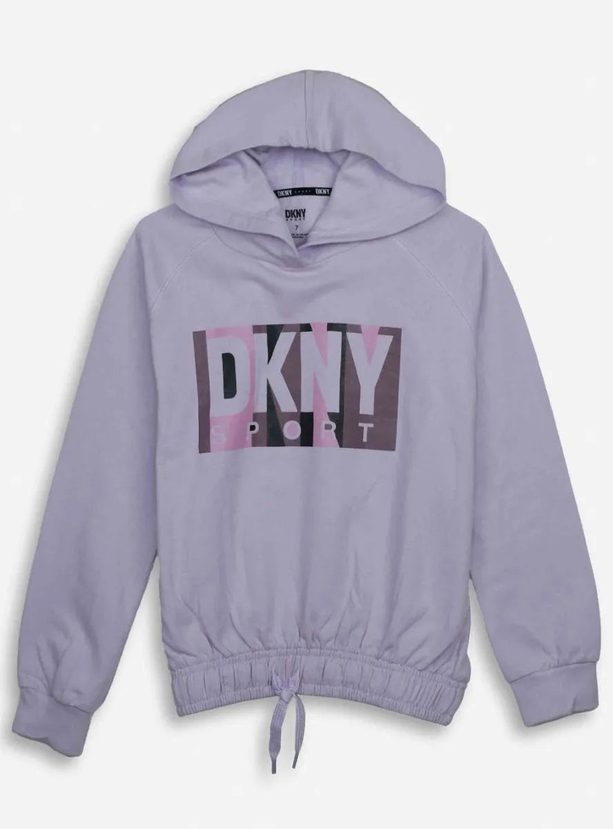 Girls Hooded Pullover Sweatshirt