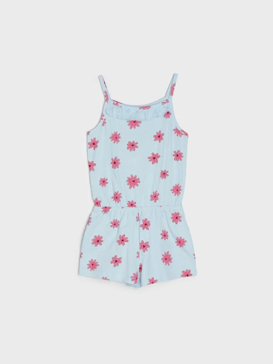 Girls Strappy Dungaree