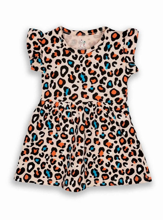 Girls Dress Animal Printed