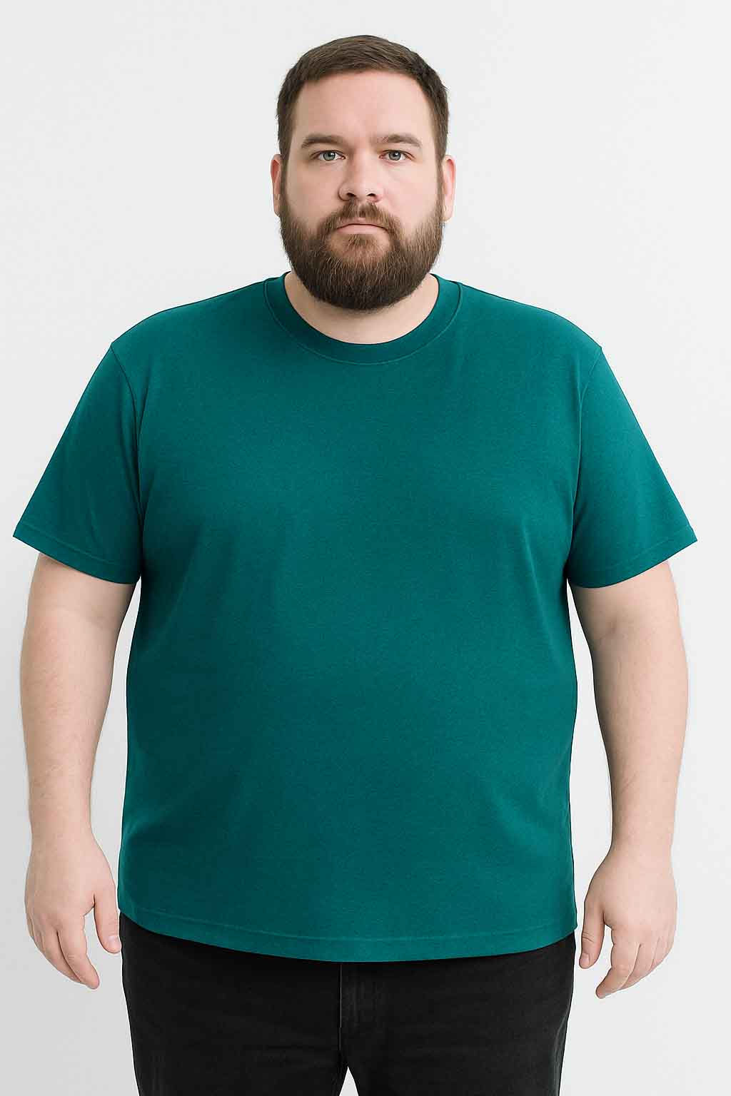 Mens Plus Sizes Crew Neck T shirt