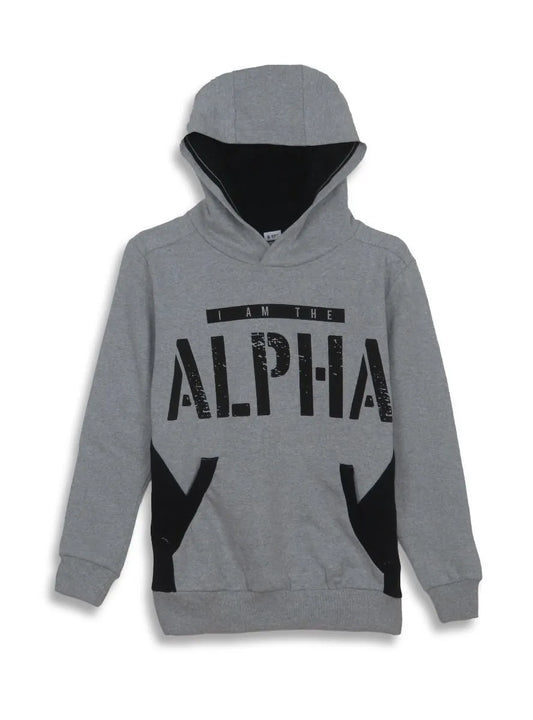 Boys Hooded Pullover Sweatshirt