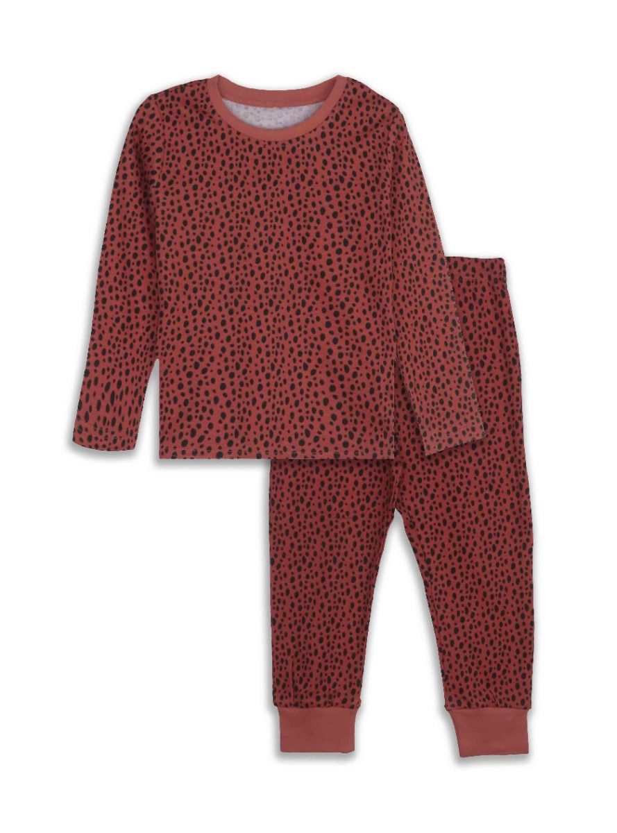 Girls Printed Pyjama Set