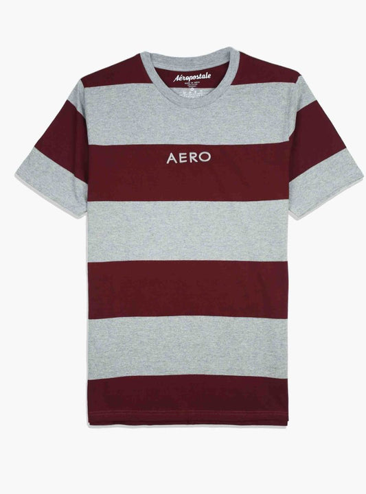 Mens Rugby Striped T Shirt