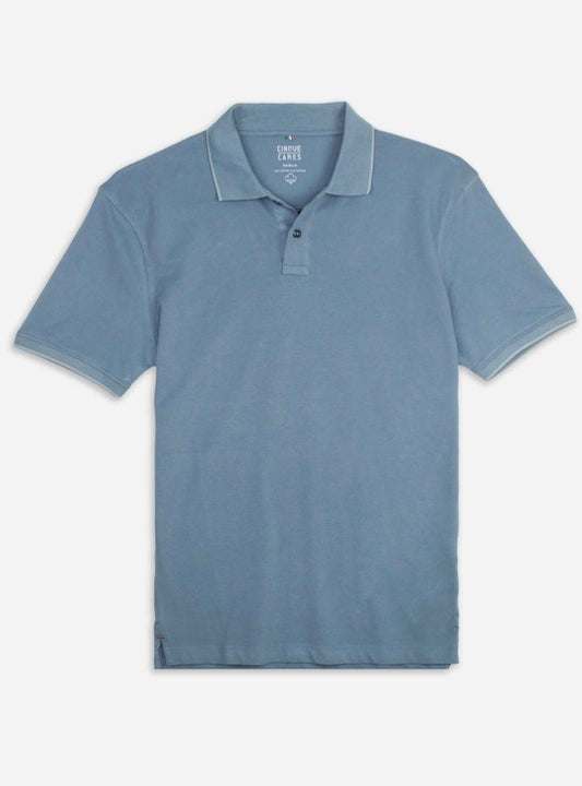 Mens Short Sleeve Sage Polo