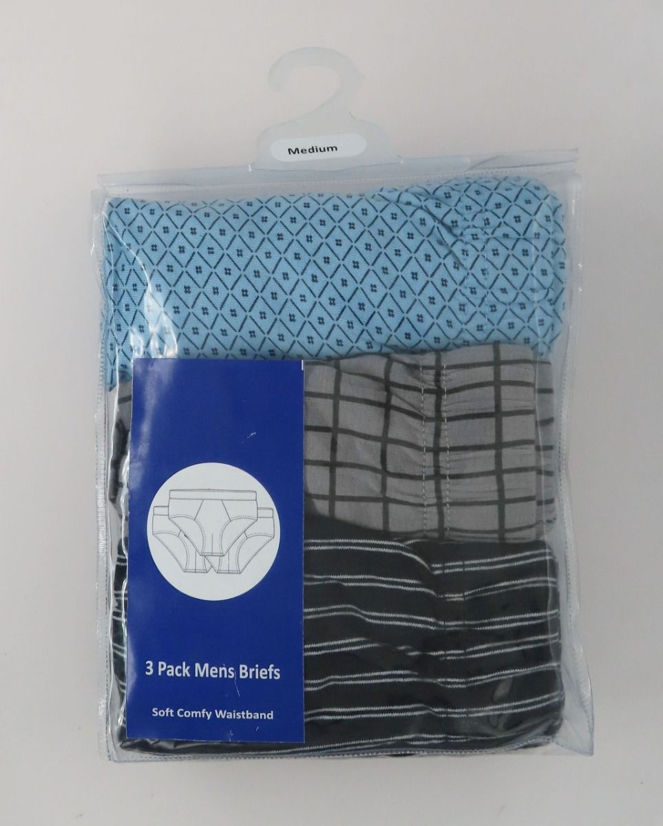 Mens Briefs (3 Pc Pack)