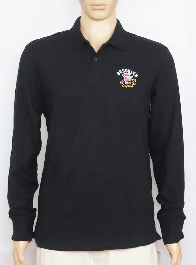 Mens Long Sleeve Polo