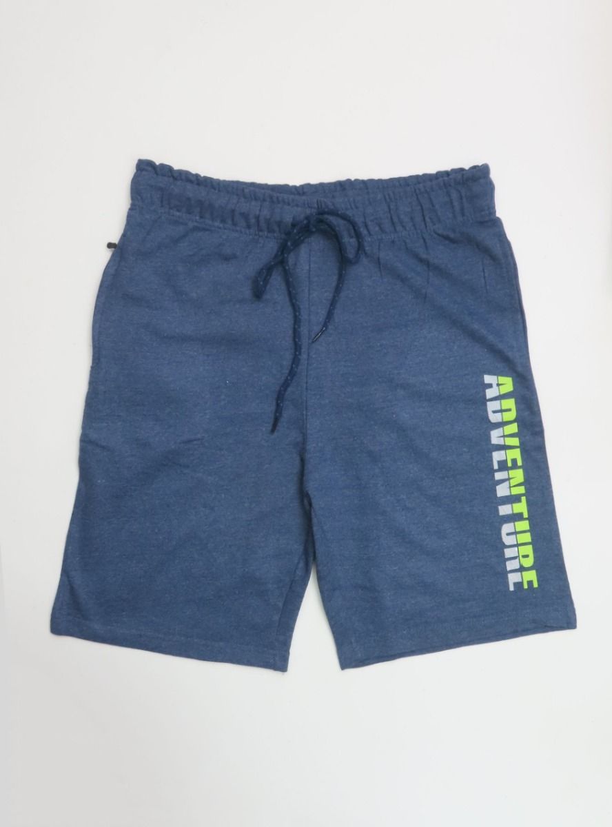 Mens French Terry Shorts | Navy Melange