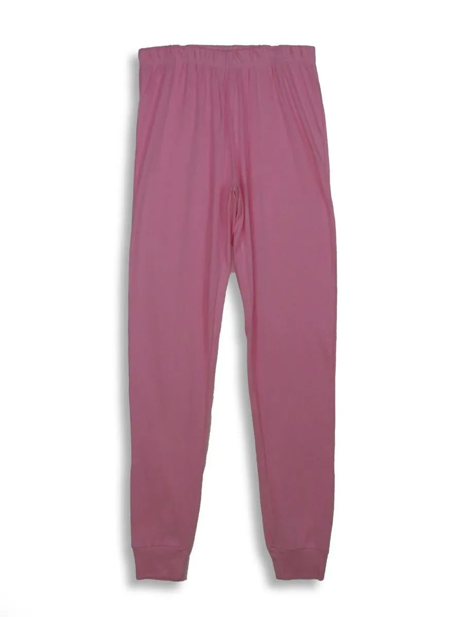 Ladies Interlock Pink Pyjama Set