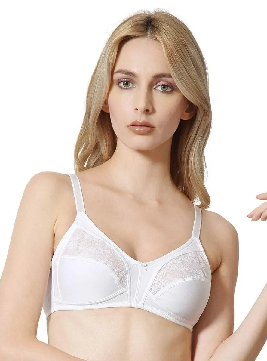 Ladies Stretch White Bra