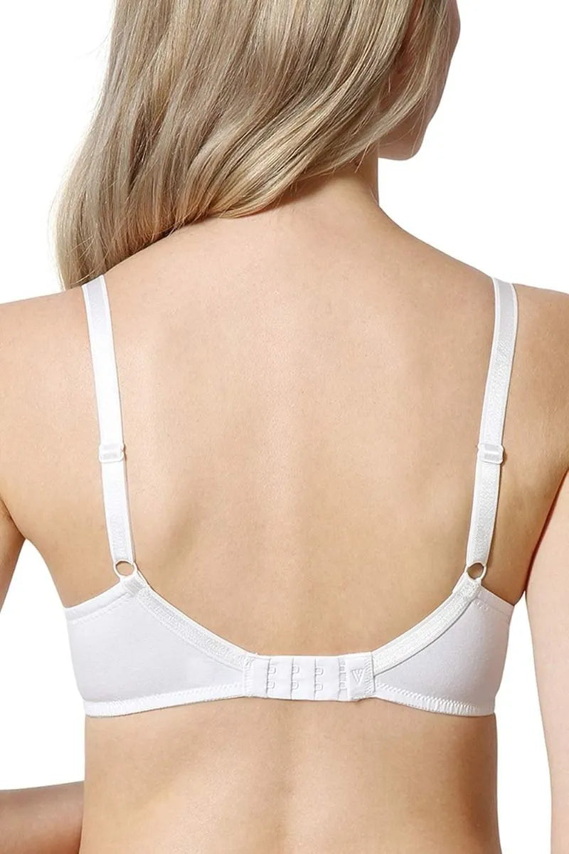 Ladies Stretch White Bra