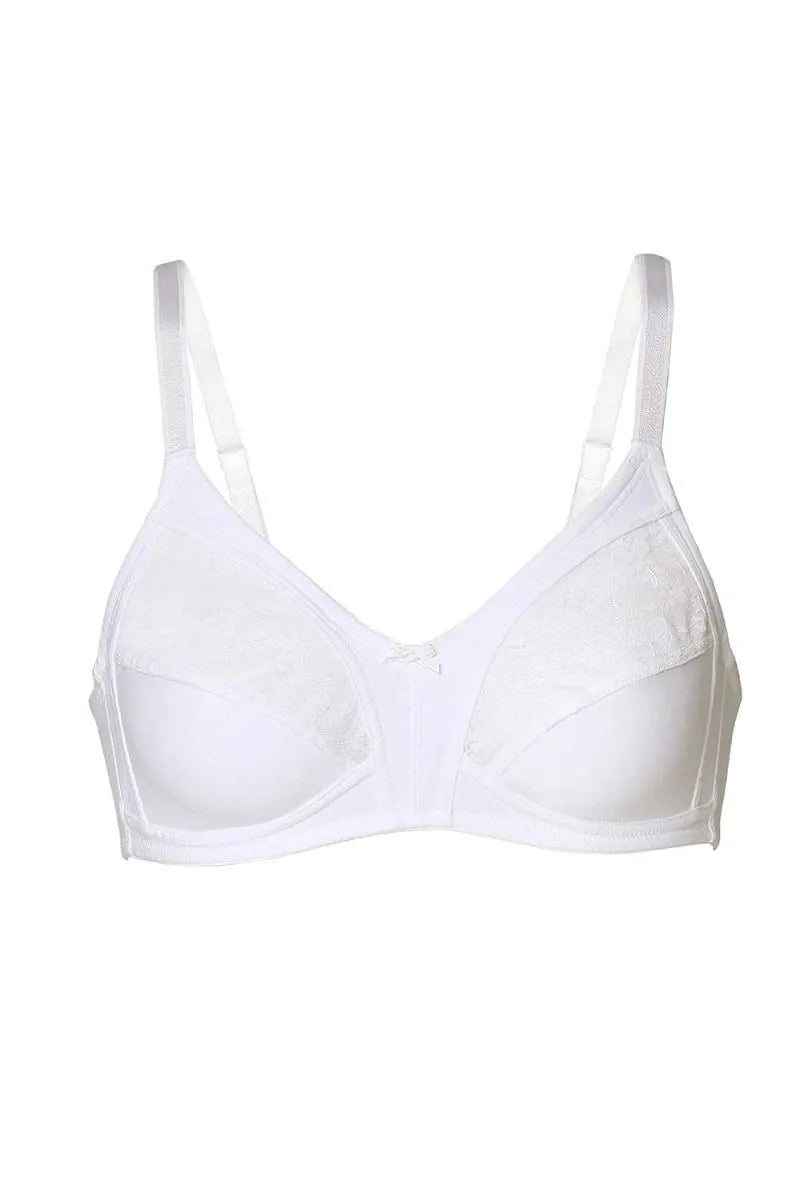 Ladies Stretch White Bra