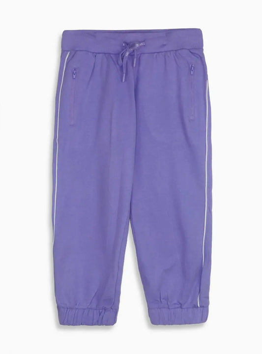 Ladies French Terry Lilac Capri Jogger